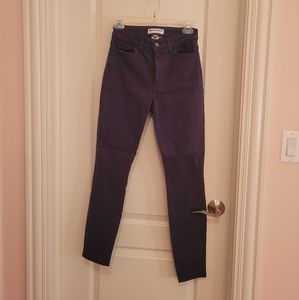 American Apparel high waisted skinny jeans